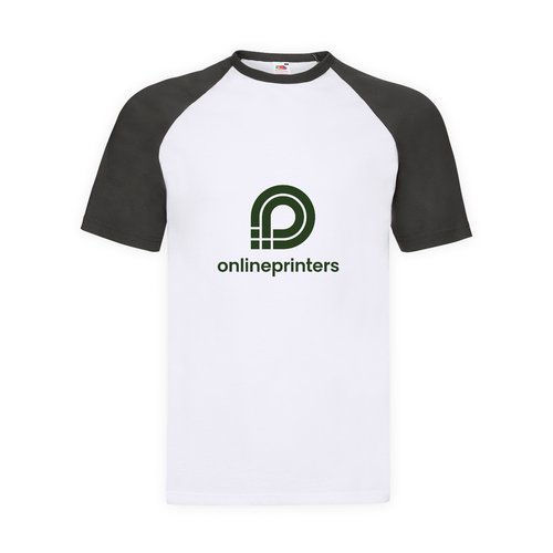 T-shirt i bomull med kontrasterande raglanrmar.