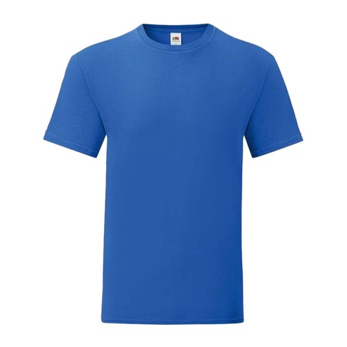 Kungsbl bomulls-T-shirt fr mn med korta rmar.