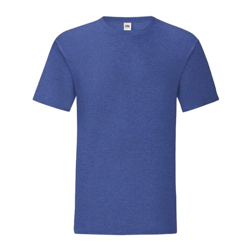 Blmelerad t-shirt i bomull fr mn med rund hals.