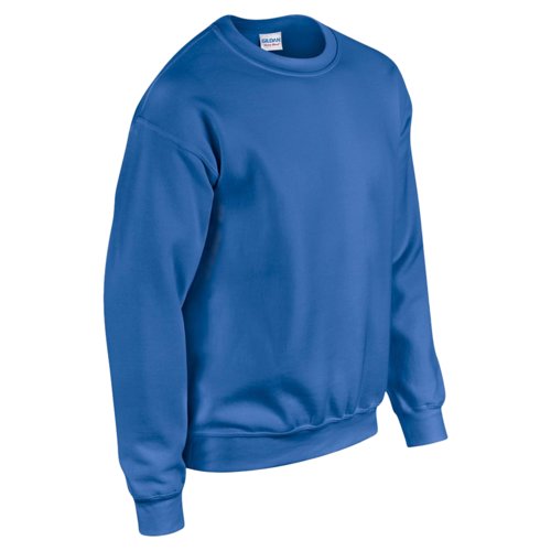 Kungsbl sweatshirt i bomull och polyester med rund hals.