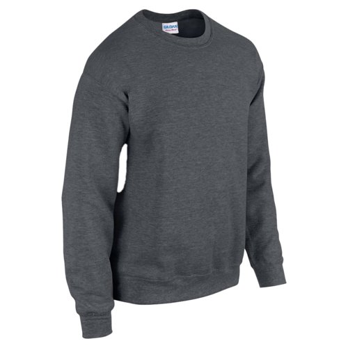 Grmelerad sweatshirt i bomullsblandning fr mn.