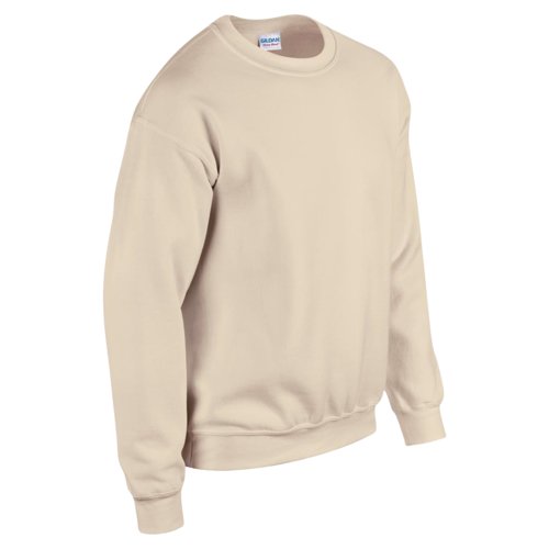 Sandfrgad sweatshirt i bomullsblandning fr mn.