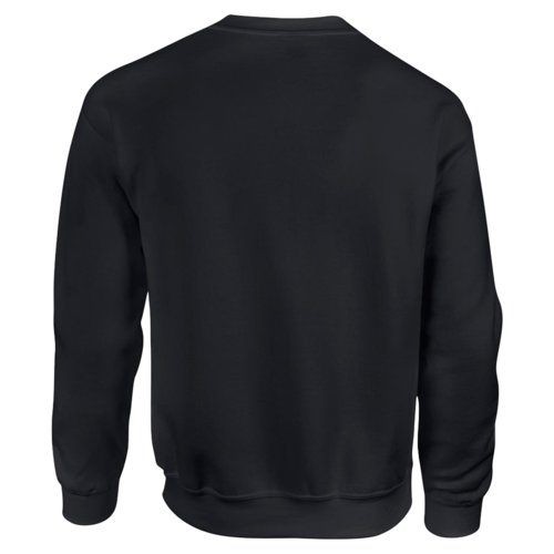 Svart sweatshirt i bomullsblandning med rund hals.