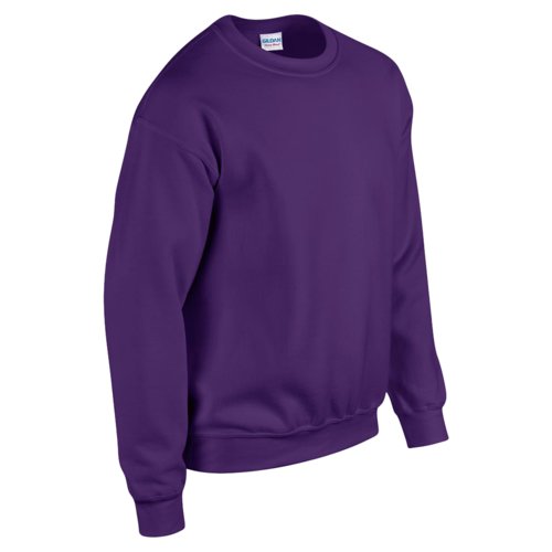 Lila sweatshirt i bomullsblandning fr mn.