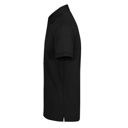 Svart piktrja i bomull fr mn med korta rmar.