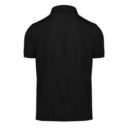 Svart piktrja i tervunnen polyester och bomull fr mn.