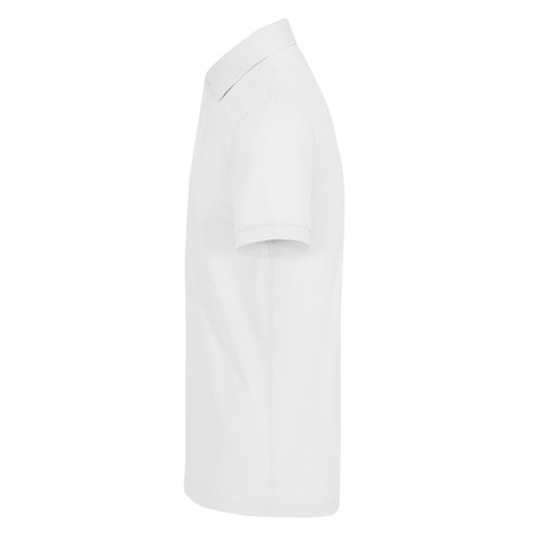 Vit piktrja av tervunnen polyester och bomull fr mn.