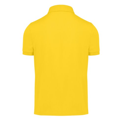Gul piktrja i tervunnen polyester och bomull fr mn.