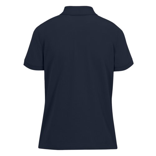 Marinbl piktrja i tervunnen polyester och bomull fr dam.