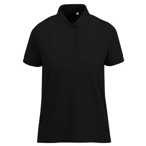 Svart piktrja i tervunnen polyester och bomull fr dam.