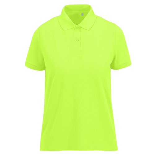 ppelgrn dam-piktrja i tervunnen polyester och bomull med kort knappsl.