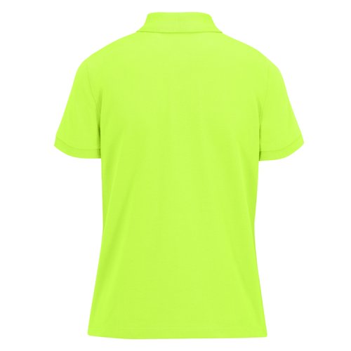 ppelgrn dam piktrja i tervunnen polyester och bomull med korta rmar.