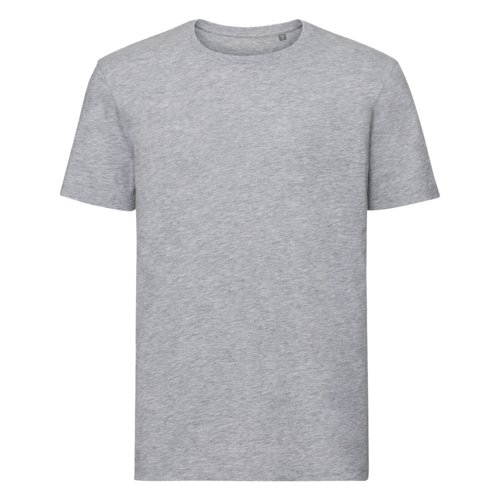 Gr ekologisk bomulls-T-shirt fr mn med korta rmar.