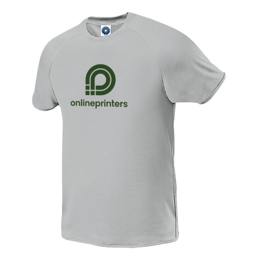Gr sport-t-shirt fr mn med korta rmar.