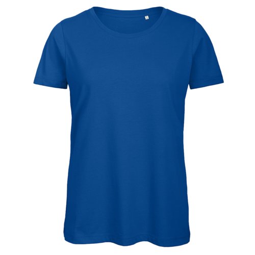 Kungsbl ekologisk bomulls-T-shirt fr damer med korta rmar.