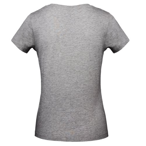Gr bomulls-T-shirt med korta rmar och rakt snitt.