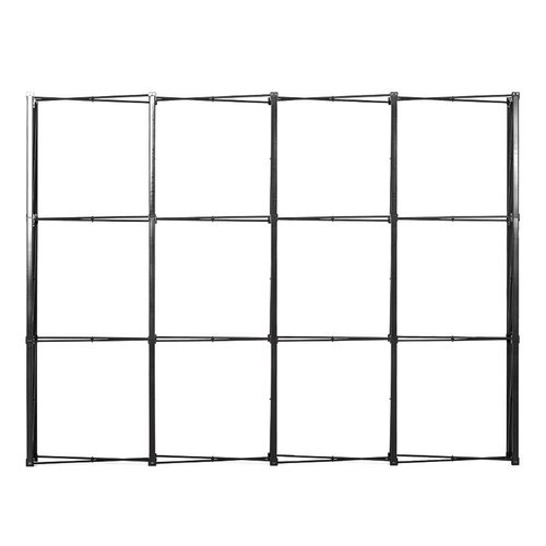 Svart Pop-Up displaysystem, rakt.