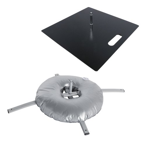 Systemdelar av metall och plast.