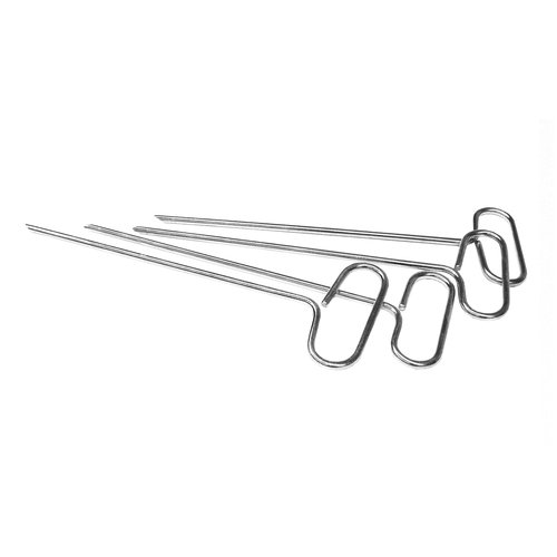 Silverfrgad metallstrandbanderoll med pop-out funktion.