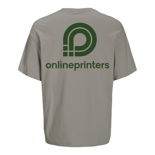 Gr ekologisk bomulls-t-shirt i oversized modell, unisex.