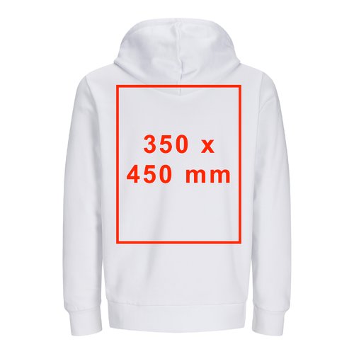 Unisex-huvtröja med full dragkedja.