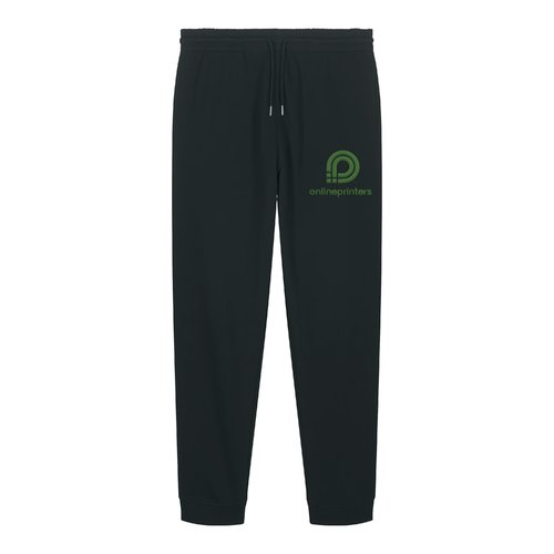 M�nstrade joggingbyxor i tyg med dragsko.