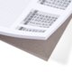 Skrivbordsunderlgg i papper med kalender.