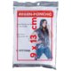 Transparent regnponcho med huva.