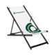 Solstol i aluminium med justerbart ryggstd.