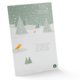 Adventskalender i papper att f�lla ut med flera luckor.