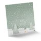 Gr�n adventskalender i papper.