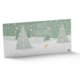 Adventskalender i papper med numrerade luckor.