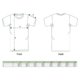Unisex T-shirt i tyg med korta rmar.