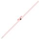 Svart polyester-lanyard med karbinhake.