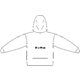Enfrgad sweatshirt med huva fr mn.