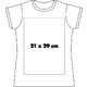 Dam T-shirt tillverkad av miljvnligt material.
