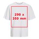 Vit oversized t-shirt i bomull, unisex.