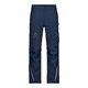 Marinbl arbetsbyxor i polyester-bomullsblandning med fickor.