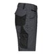 Mrkgr/svarta shorts i polyester-bomull med flera fickor.