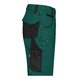 Mrkgrna/svarta shorts i polyester-bomull med flera fickor.