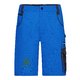Bl arbetsshorts i polyester-bomullsblandning med fickor.