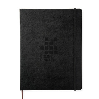 Inbunden anteckningsbok XL (rutat)