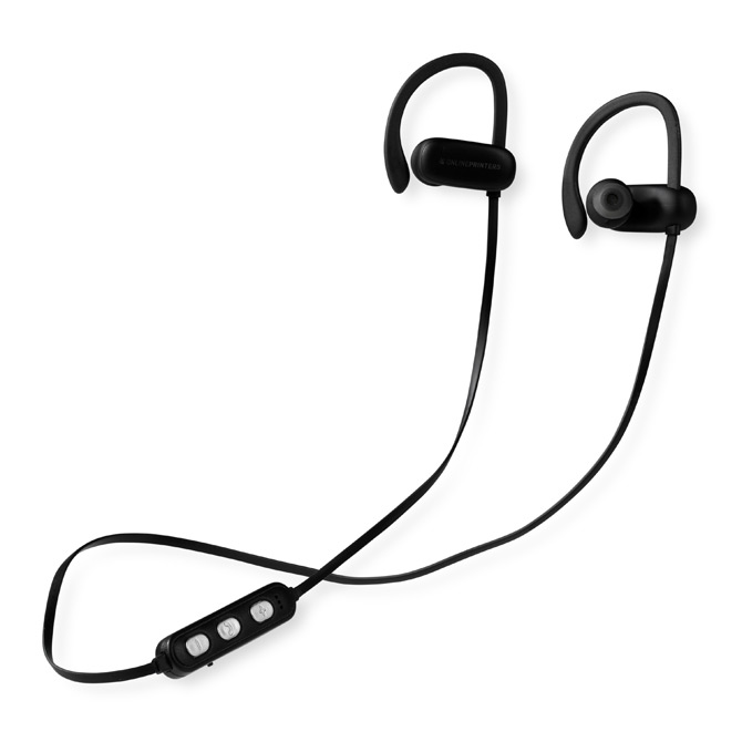 Bluetooth® -hörlurar med upplyst logotyp Brilliant