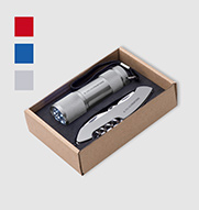 Set ficklampa & fickkniv Dover