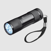 LED-ficklampa i aluminium Anzio