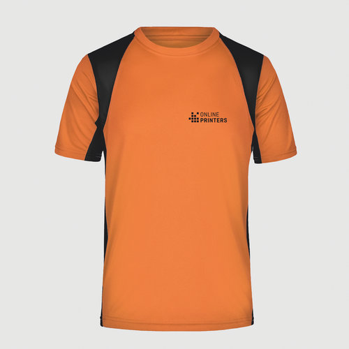 orange / svart