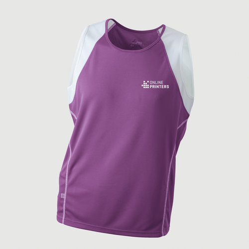 violett / vit