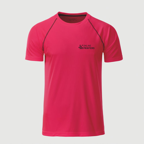 neonrosa / grå