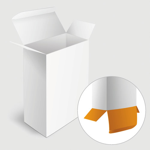 Vikbara lådor med förskjutna insticksflikar, Fri formatinmatning 1
