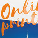 Flyers med partiell relieflack Flyers med partiell relieflack
